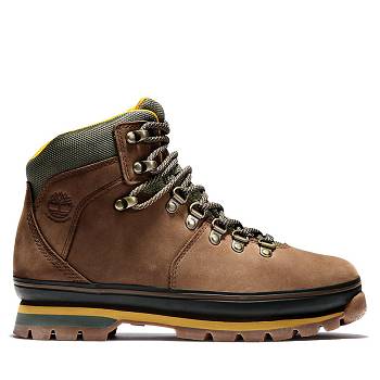 Timberland Női Euro Hiker Mixed-Media Túrabakancs Barna